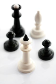 Stock photo: an image of five chess