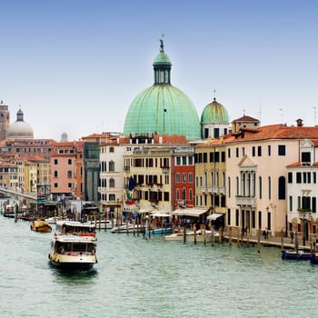 An image of a canal in Venice