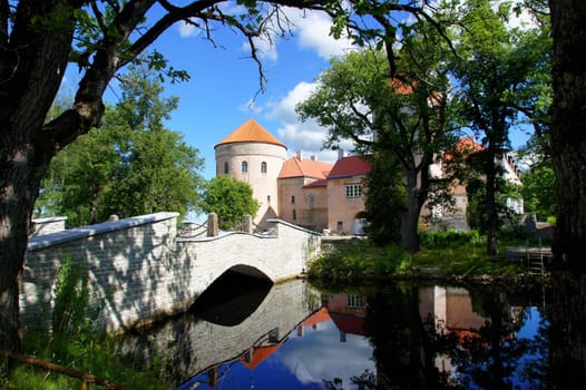 The ancient castle in the east of Estonia. 15 century