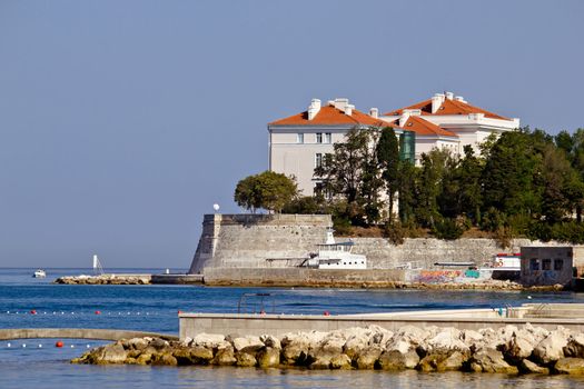 City of Zadar walls and waterfront, Croatia, Dalmatia