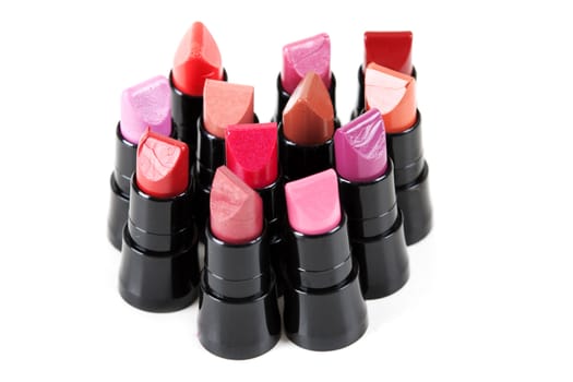 little lipstick mounted on a white background