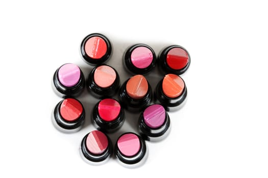 little lipstick mounted on a white background