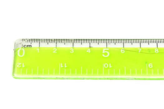 yellow transparent line isolated on a white background