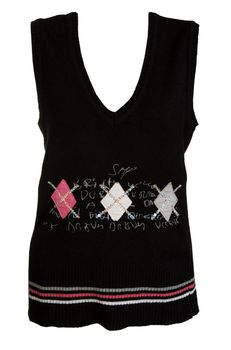 Black Women's Pullover isolated on a white background