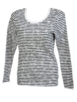 Female striped clothes isolated on white background