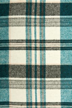 background of blue and gray plaid fabric