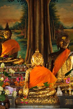 Statue of Buddha in Ratchaburi Thailand