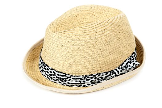 straw hat isolated on white background