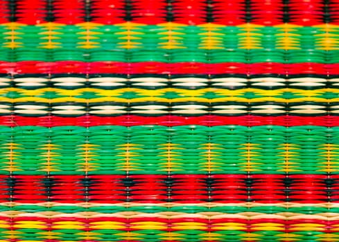 closeup pattern of thai style mat, for background and texture