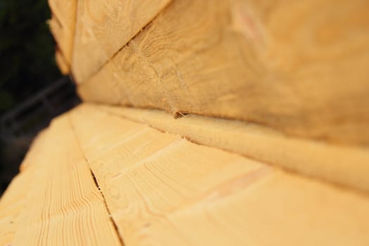 abstract view of planks left to dry