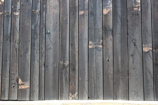 dark texture of an old fence