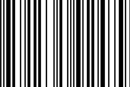 High resolution bar code on white background.