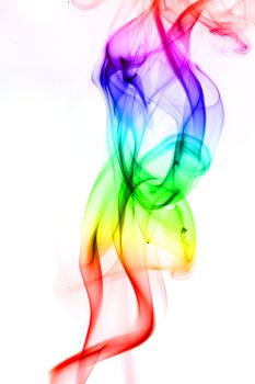 colored smoke abstract background close up