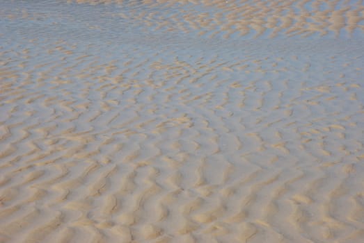 Sand with mark 