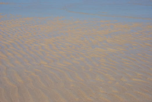 Sand with mark 