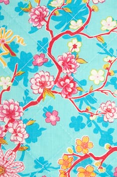 fabric flower pattern, textile background