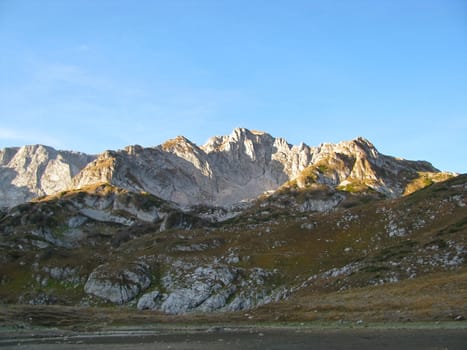 Mountains of northwest caucasus