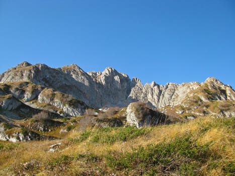 Mountains of northwest caucasus