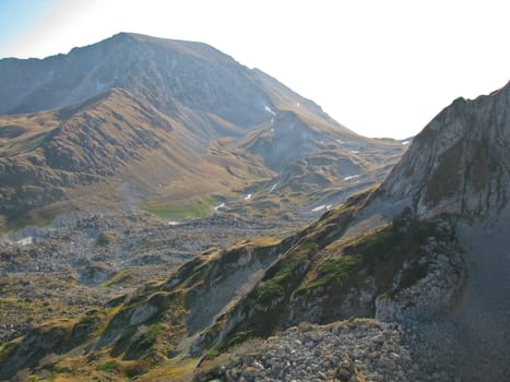 Mountains of northwest caucasus