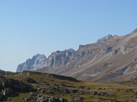 Mountains of northwest caucasus