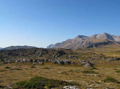 Mountains of northwest caucasus