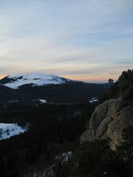 Mountains of northwest caucasus