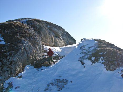 Mountaineering on Northwest caucasus