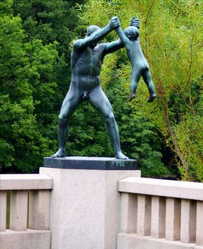 Scluptures in Vigelandsparken Norway