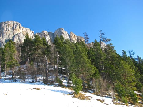 Mountains of northwest caucasus