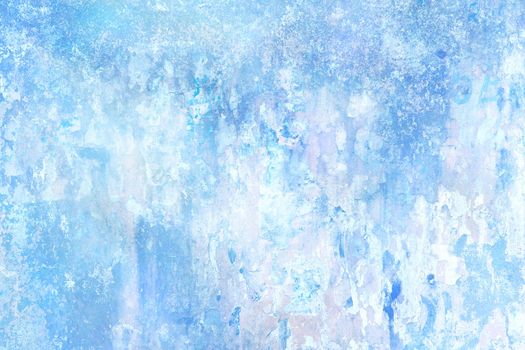 Abstract Textured blue pastel color wall background.