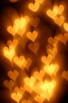 bokeh hearts background abstract macro