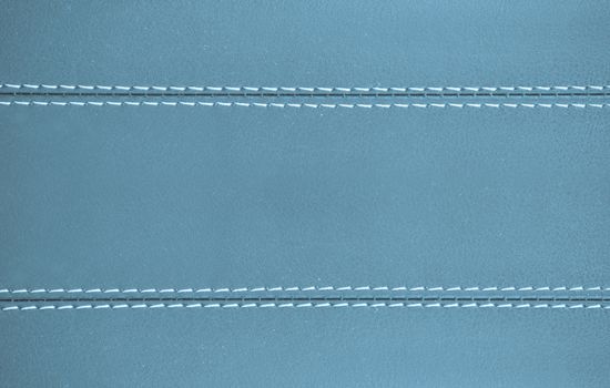 clound blue horizontal stitched leather background , art wallpaper