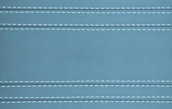 blue horizontal stitched leather background , art wallpaper