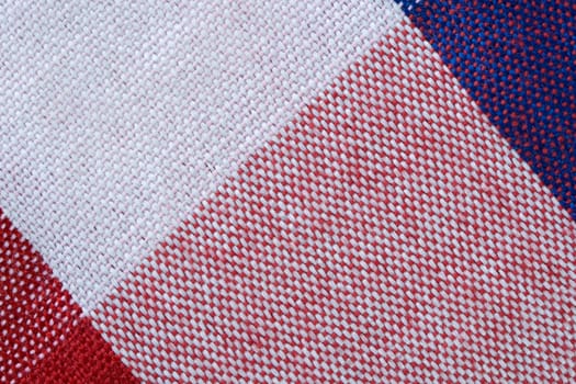 Close-Up of Gingham Fabric