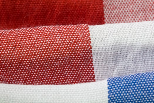 Close-Up of Gingham Fabric