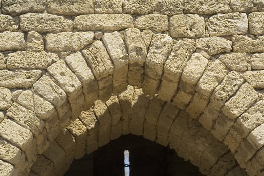 Ruins of an ancient Caesaria. Israel.