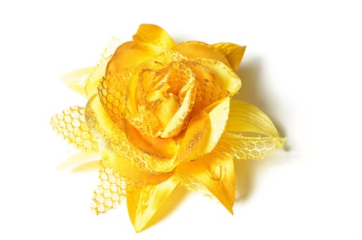 A flower hair clip for women on isolated white background.