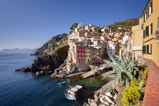 Riomaggiore village,Cinque Terre - Italy 