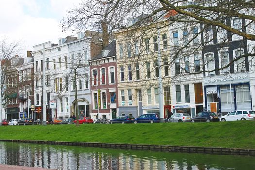 On  streets of the city of Rotterdam. Netherlands