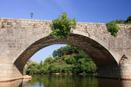 Archway over a river