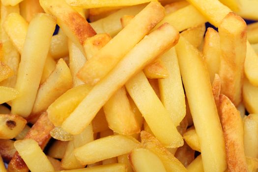 Photo of fried potatoes closeup