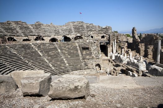 Greek Ruins, Side, Turkey