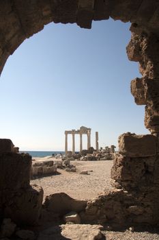 Temple of Apollo, Greek Ruins, Side, Turkey
