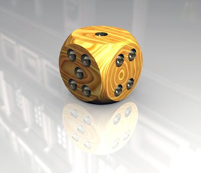 dice 3d made