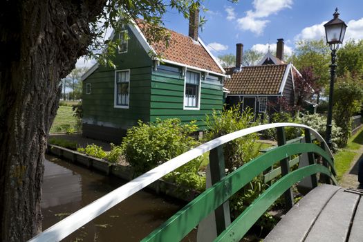 traditional charming houses in Zaanse Schans