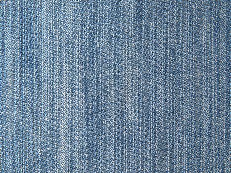 Blue fabric texture pattern as background.