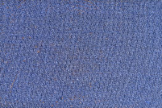 Blue fabric texture as background.