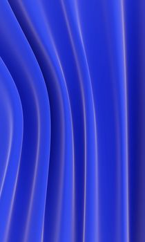 Abstract background from waves from blue gentle silk