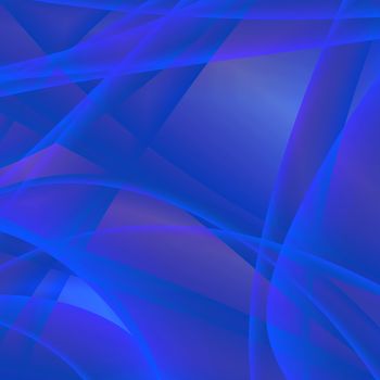 abstract smoothed lines and gradients of blue color