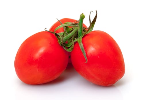 Cherry Tomatoes, on white background